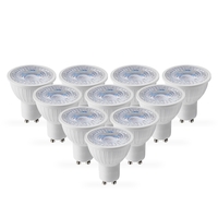 Lyco 5W Cool White LED GU10 Bulb - Pack of 10 - Flood Beam