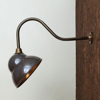 Mullan Novo Outdoor Sign Light - Antique Brass