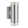Nordlux Can Twin Outdoor Wall Light - Silver