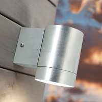 Nordlux Castor Maxi Outdoor Wall Light - Galvanised Steel