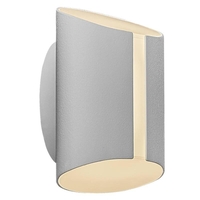 Nordlux Grip Smart LED Outdoor Up & Down Wall Light - Silver