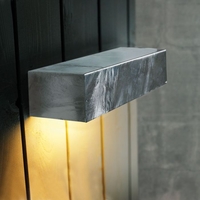 Nordlux Square Maxi Outdoor Wall Light - Galvanised Steel