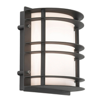 Norlys Stockholm Outdoor Flush Wall Light - Black