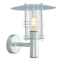 Norlys Stockholm Outdoor Wall Light - Galvanised Steel