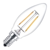 Philips Classic 2W Warm White LED Decorative Filament Candle Bulb - Small Screw Cap