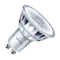 Philips CorePro 3.5W White 3000K 265lm LED GU10 Bulb - Flood Beam