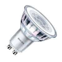 Philips CorePro 4.6W White 3000K 370lm LED GU10 Bulb - Flood Beam