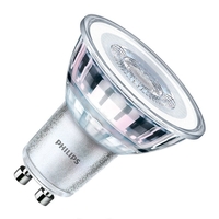 Philips CorePro 4W Warm White LED Dimmable GU10 Bulb - 36 Degree Beam