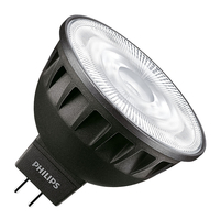 Philips ExpertColour 6.5W Cool White Dimmable LED MR16 Bulb - Wide Flood Beam