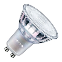 Philips MasterValue 4.9W Warm White LED DimTone GU10 Bulb - 36 Degree Beam