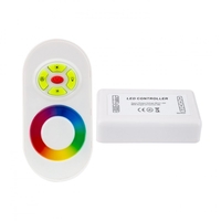 RGB LED Tactile Controller + RF Remote Control Dimmer