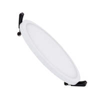 Round High Lumen 20W Cool White LED Flush Ceiling Light Cutout Ø160mm