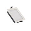 SAMSUNG New Aero Slim Square Microprismatic 15W Warm White LED Downlight Cutout 135x135mm with LIFUD Driver - White