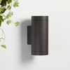 Searchlight Franklin Outdoor Up & Down Wall Light - Dark Grey