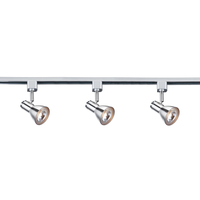 Searchlight Funnel Spotlight Head Track Kit - Silver
