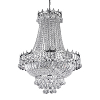 Searchlight Versailles 9 Light Chandelier - Chrome