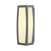 SLV Meridian Box Outdoor Flush Wall Light with Sensor - Anthracite