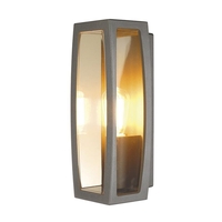 SLV Meridian Half Lantern Outdoor Wall Light - Anthracite