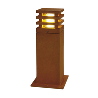 SLV Rusty Square 40 Outdoor Bollard Light - Rust Brown