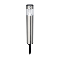 Suri Marker Solar LED Bollard Light with PIR Sensor - Stainless Steel