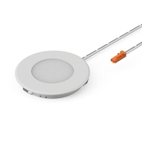 Tagra Syndeo 1.5W 12V Warm White Recessed Puck Light - White