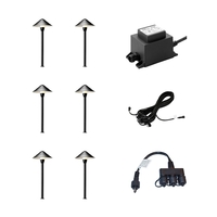 Techmar Plug and Play - Ceto LED Outdoor Post Light Kit - 6 Lights