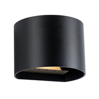 Techmar Plug and Play - Goura LED Outdoor Up & Down Wall Light - Black