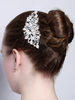 Wedding Comb Silver Rhinestones Alloy Bridal Hair Accessories