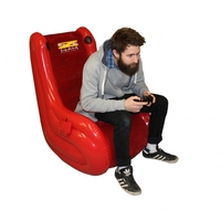 BraZen Flair Inflatable 20 Surround Sound Adult Gaming Chair
