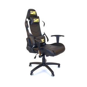 BraZen Shadow PRO Racing PC Gaming Chair - BlackWhite