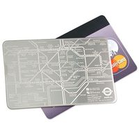 Credit Card Size London Underground Map