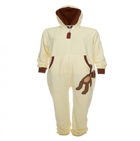 Hanging Teddy Bear Lemon Onesie