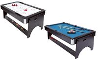 SCORPIO 7ft 2-IN-1 Reversible PoolAir Hockey Table