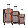Set Of 3 Pieces Delancey Spinner Upright Softside - Orange