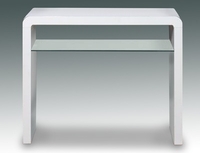 Annaghmore Flat Packed Atlantis Clarus White Gloss Console Table