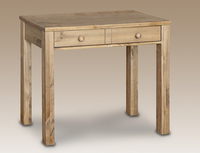 Core Flat Packed Hacienda Pine 2 Drawer Console Table