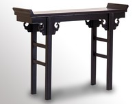 Core Flat Packed Nanjing Aged Black Console Table