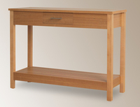Lpd Flat Packed Oakridge Oak 1 Drawer Console Table