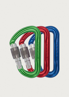 DMM Shadow Screwgate Carabiner Coloured 3 Pack - Blue/Red/Green