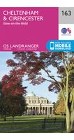 Ordnance Survey Cheltenham & Cirencester,  Stow-on-the-Wold - Landranger 163 Map