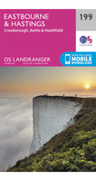 Ordnance Survey Eastbourne,  Hastings,  Battle & Heathfield - Landranger 199 Map