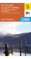 Ordnance Survey Pitlochry & Loch Tummel - OS Explorer OL49 Map