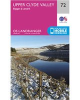 Ordnance Survey Upper Clyde Valley,  Biggar & Lanark - Landranger 72 Map