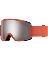 Smith Squad Burnt Orange / ChromaPop Sun Platinum Mirror + Yellow Goggles