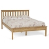 Heather Hevea Wooden Double Bed In Honey Oak