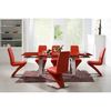 Jessi Extendable Dining Table with Six (6) Z Dining Chairs