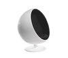 Sphere White Chair With Black Inner