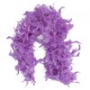 78" Feather Boas Turkey Feathers for Dress Up Show Christmas Many Colors Purple 15-20CM