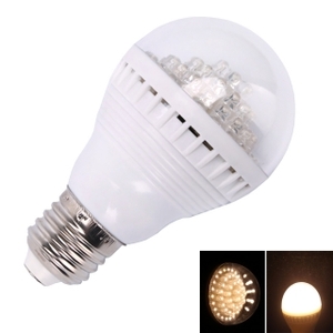 E27 3W 3500K 60 LED Warm White Light LED Light Bulb (12V)