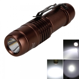 UniqueFire V16 5W CREE R5 1 LED 500LM 3 Modes Waterproof Flashlight Torch Brown (1*14500)